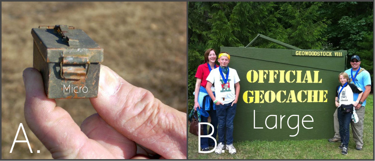Name that geocache: What size is this? – Official Blog