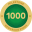 1000 Cache Milestone Coin and Tag Set