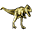 Dino Geocoin - Tyranno Saurus Rex